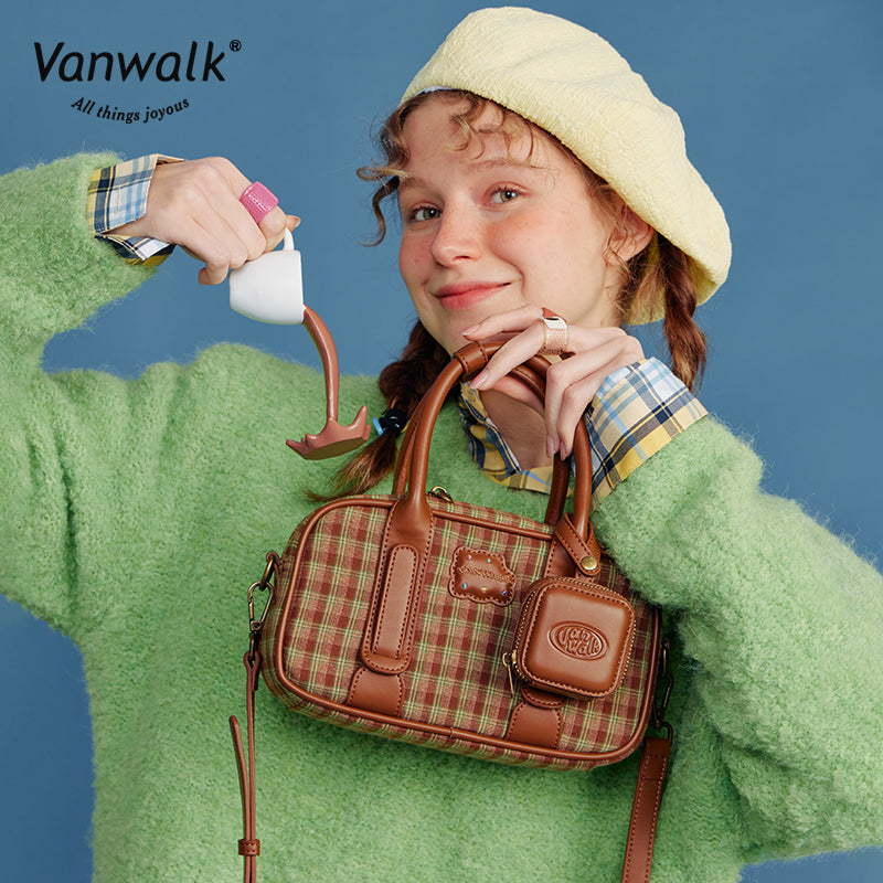 Vanwalk Leisure Lucky House crossbody bag V2725