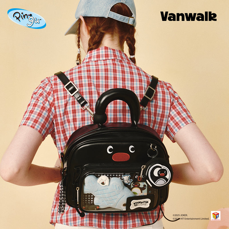 Vanwalk Tas Ransel Lucu Seri Kolaborasi Pain Bag Pingu V2927