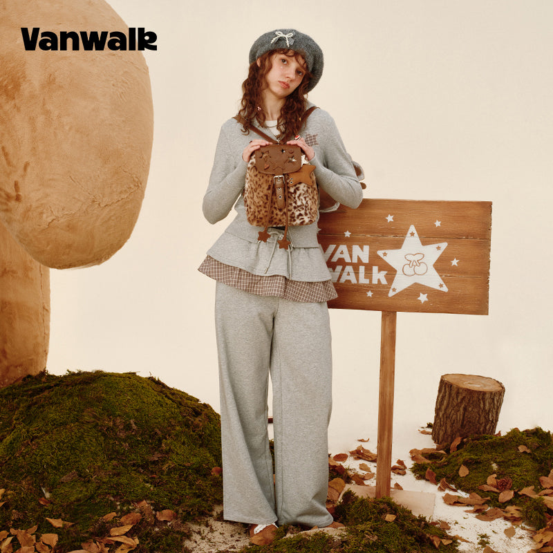 VANWALK กระเป๋าเป้สำหรับนักเรียนดีไซน์น่ารัก Lovely Note รุ่น v2904