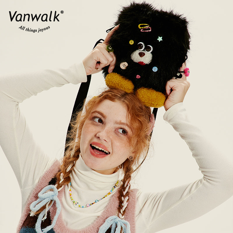 Vanwalk Beg Crossbody Fashion Mao Monster V2717