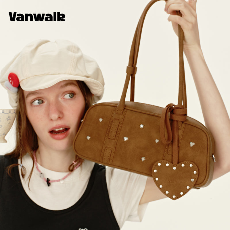 VANWALK Niche magandang tala na Shoulder Bag v2895
