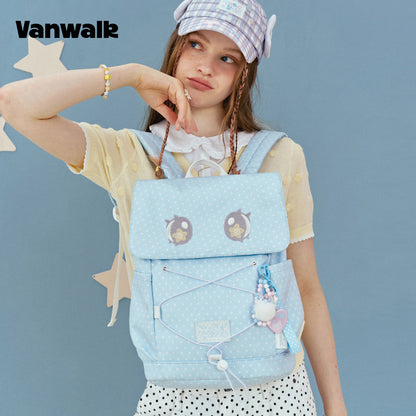 Vanwalk ファンデザイン ムーンスターリーパーク 学生用バックパック v2958
