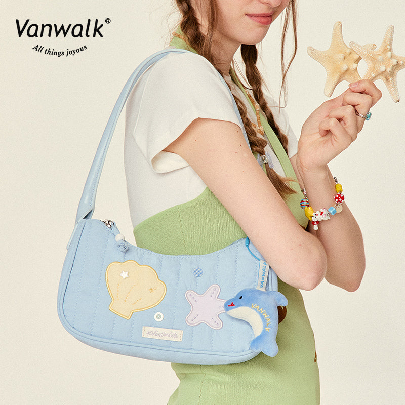 Vanwalk 通勤泡泡島肩背包 V2834