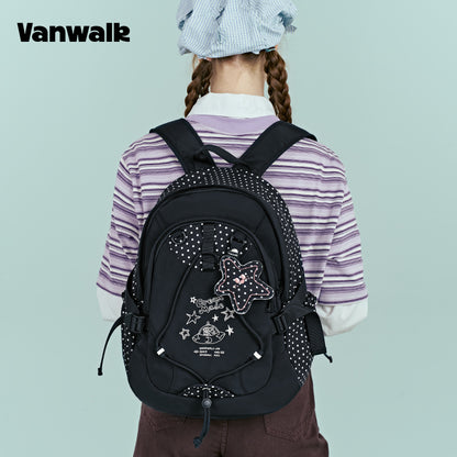 VANWALK แฟชั่น กรกฎาคม กระเป๋าเป้ไอเท็มเดี่ยว v2951