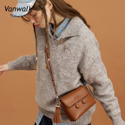 Vanwalk Water-Resistant Christmas Series Crossbody Bag V2874