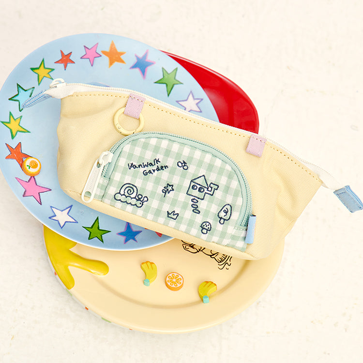 Vanwalk cute Small Garden Pencil case K453