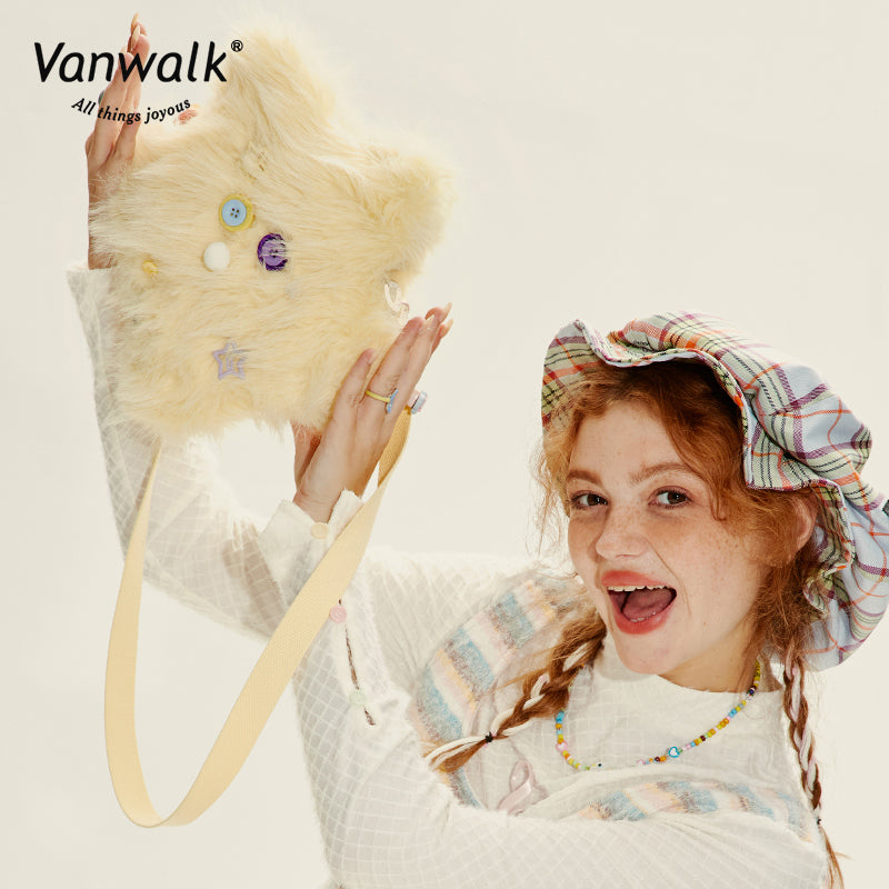 Vanwalk Fashion Mao Monster  Crossbody Bag V2717