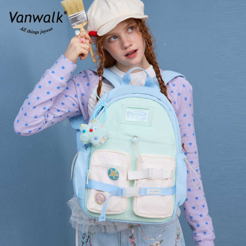 Vanwalk Large Capacity Lucky Star Backpack V2889