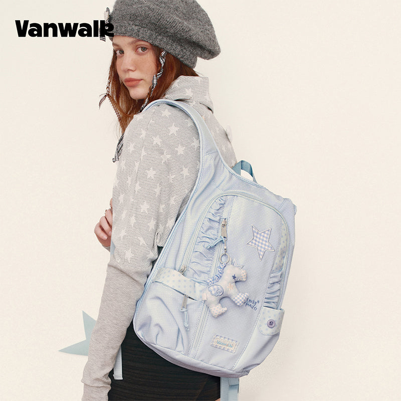 กระเป๋าเป้ชุดม้าพันธุ์โชคดีเดือนมกราคม vanwalk Niche Design รุ่น v3016