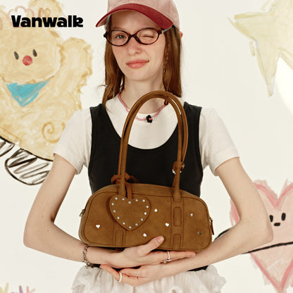 VANWALK Niche lovely note Shoulder Bag v2895