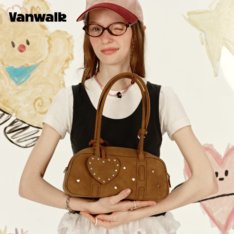 VANWALK Niche magandang tala na Shoulder Bag v2895