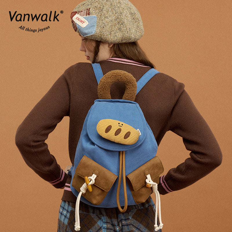 Vanwalk Multiple Pockets  Pizza backpack V2861