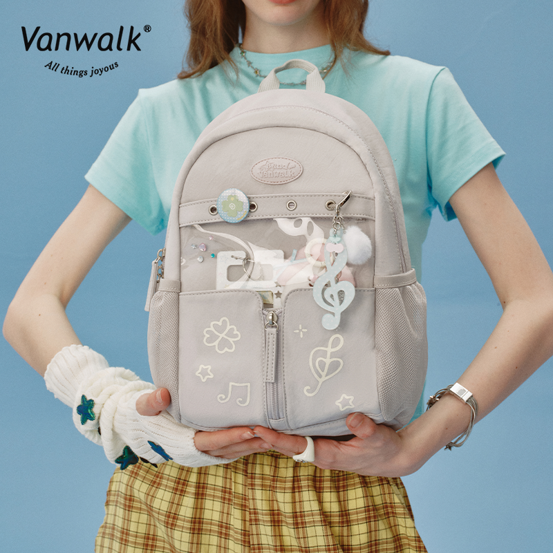 Vanwalk Multi-Pockets Happy Band Backpack V2901