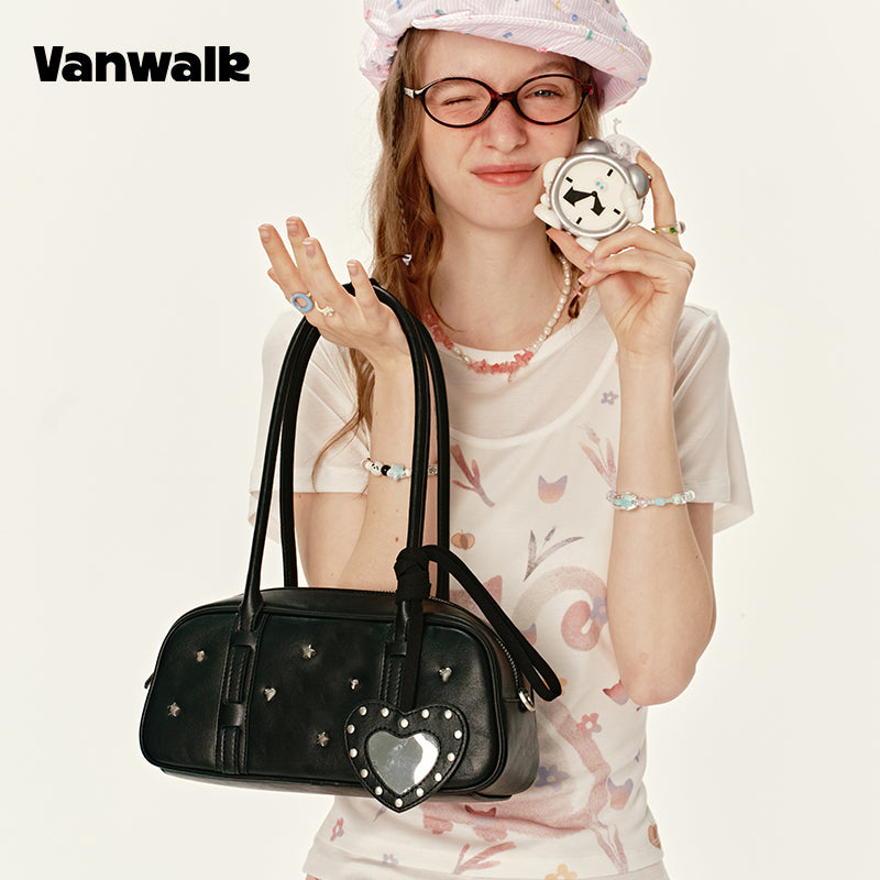 VANWALK Niche magandang tala na Shoulder Bag v2895