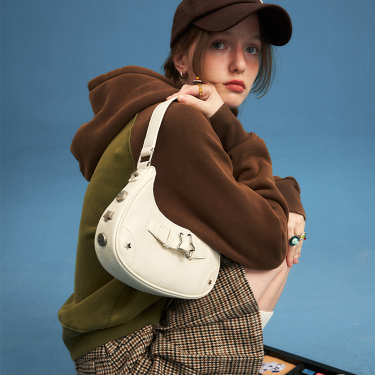 Vanwalk Water-Resistant Space Rabbi shoulder bag V2573