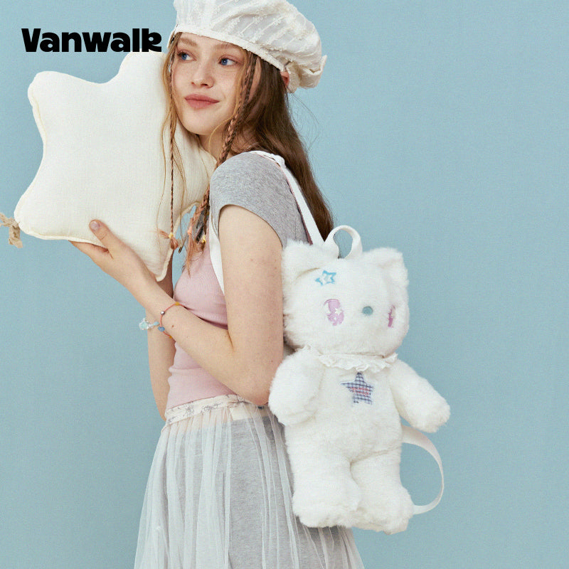 Vanwalk Kaakit-akit na Disenyo Moonstarry Park Kaswal na Backpack v2949