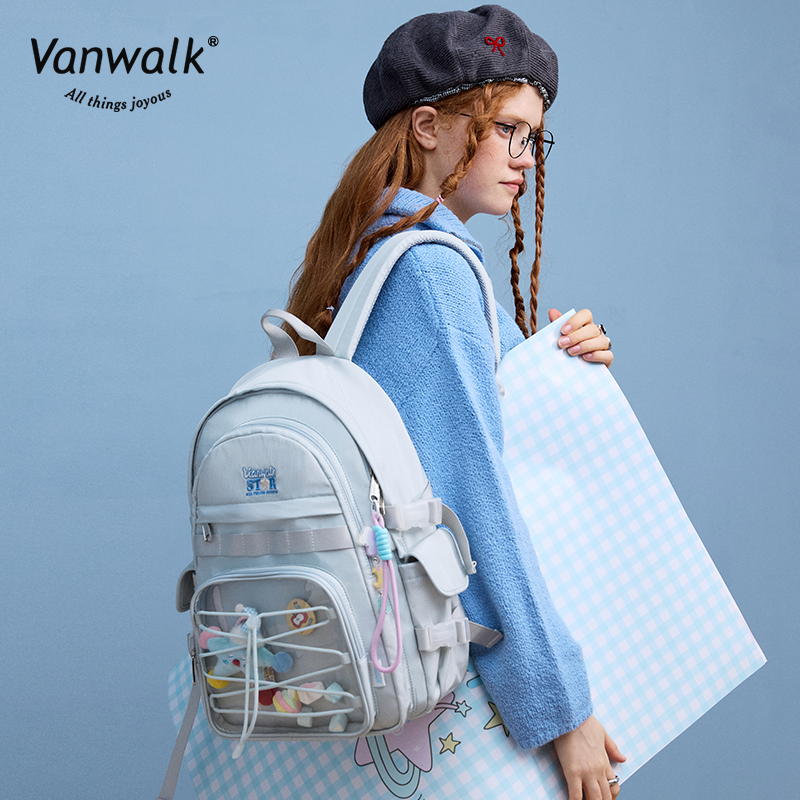 Vanwalk Multiple Pockets  Lucky Star backpack V2888
