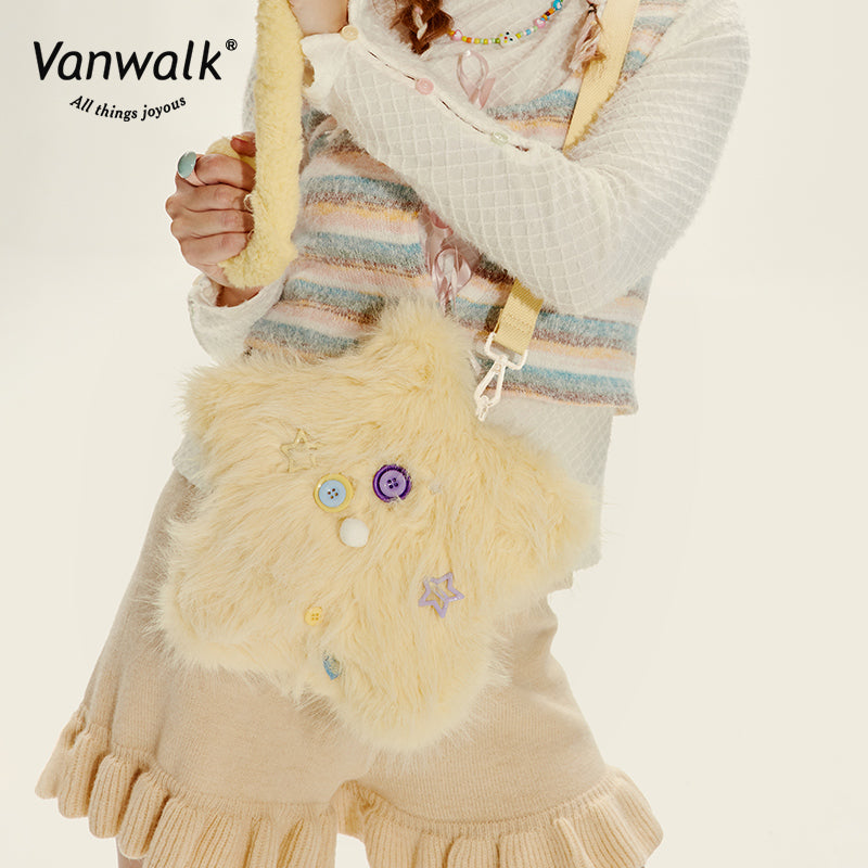 Vanwalk Fashion Mao Monster  Crossbody Bag V2717