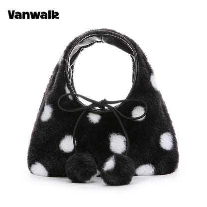VANWALK Glutinous Rice Ball Series Double-Sided Handbag v2996