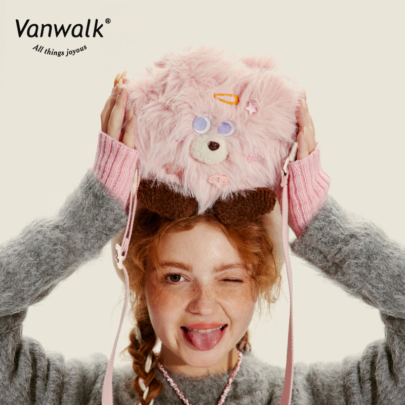 Vanwalk Fashion Mao Monster  Crossbody Bag V2717