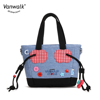 Vanwalk Water-Resistant Christmas na bag sa balikat V2869