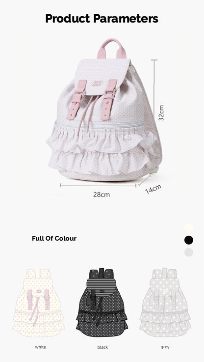 VANWALK Cute Design Lovely Note Student Backpack v2904