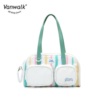Vanwalk  Water-Resistant Summer Afternoon Tea  Shoulder Bag V2629