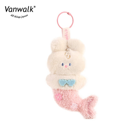 Vanwalk Bubble Island Niche Rabbit Mermaid Plush Doll Pendant Bag K522