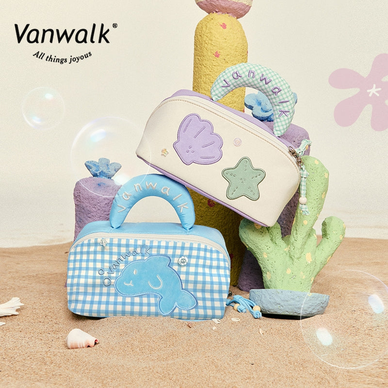Vanwalk cute design Bubble Island Cosmetic bag K525