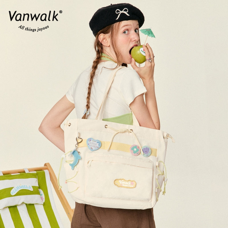Vanwalk Spacious Bubble Island shoulder bag V2823