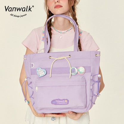 Vanwalk 広々としたバブルアイランドショルダーバッグ V2823