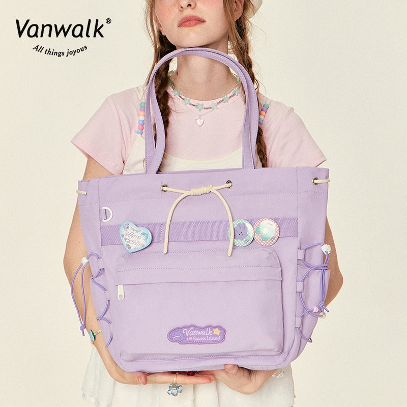 Vanwalk Spacious Bubble Island shoulder bag V2823
