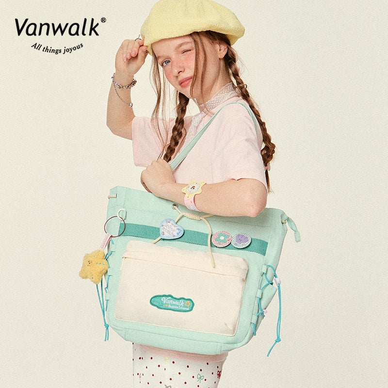 Vanwalk Spacious Bubble Island shoulder bag V2823
