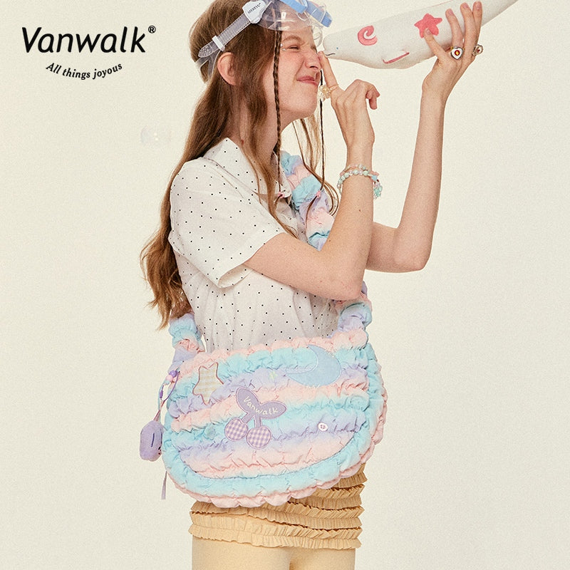 Vanwalk  Lightweight  Bubble Island Series Crossbody Bag V2824