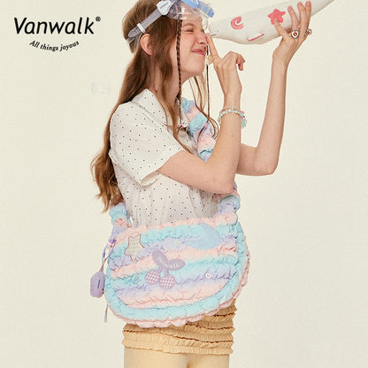 Vanwalk  Lightweight  Bubble Island Series Crossbody Bag V2824