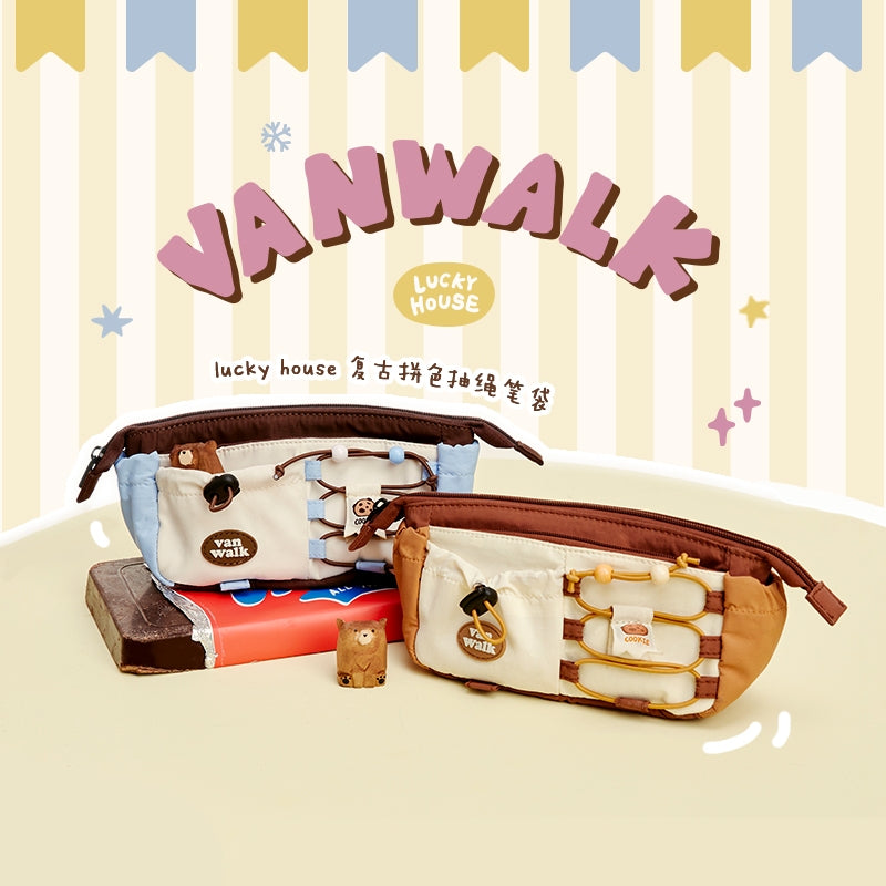 Vanwalk cute design Lucky House pencil case K433