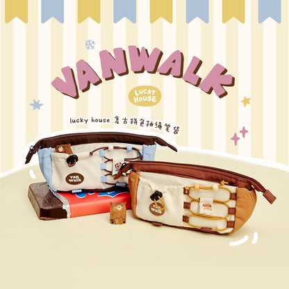 Vanwalk cute design Lucky House pencil case K433