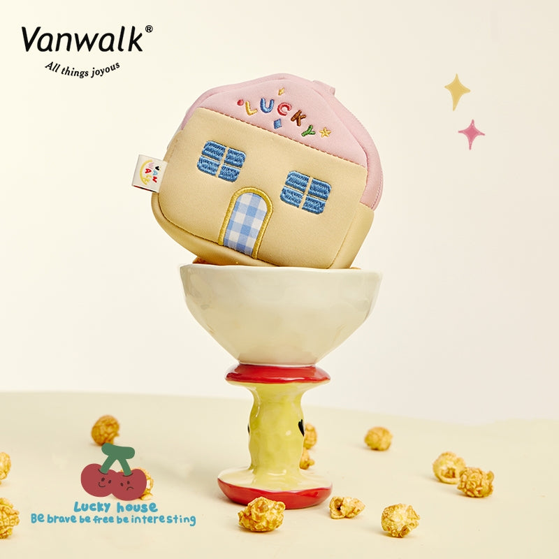 Vanwalk cute design Lucky House coin purse K435