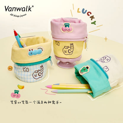 Vanwalk cute Lucky House Series Pencil case K454