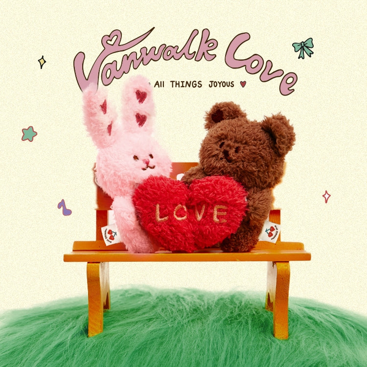 Vanwalk ตุ๊กตาหมีเท็ดดี้ พวงกุญแจผ้าฟลีซ W1111