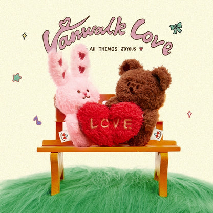 Vanwalk ตุ๊กตาหมีเท็ดดี้ พวงกุญแจผ้าฟลีซ W1111