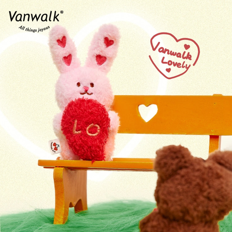 Vanwalk ตุ๊กตาหมีเท็ดดี้ พวงกุญแจผ้าฟลีซ W1111
