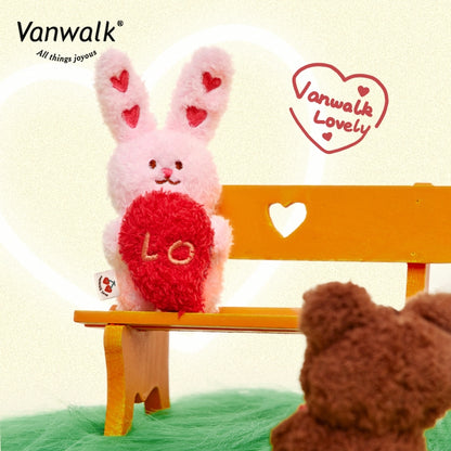 Vanwalk ตุ๊กตาหมีเท็ดดี้ พวงกุญแจผ้าฟลีซ W1111