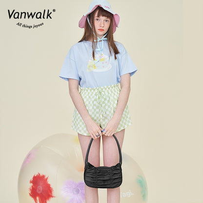 Vanwalk Water-Resistantun Seaside Diary Shoulder Bag V2073