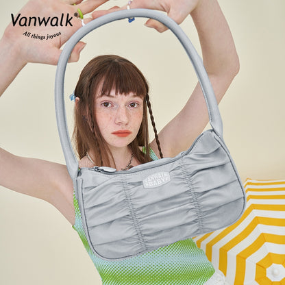 Vanwalk Water-Resistantun Seaside Diary Shoulder Bag V2073