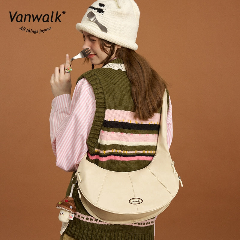Vanwalk Fashion Pizza crossbody bag V2857