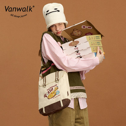 Vanwalk 輕量披薩斜背包 V2859