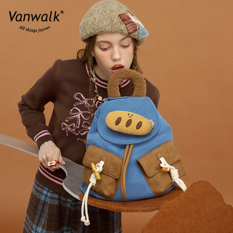 Vanwalk Multiple Pockets  Pizza backpack V2861