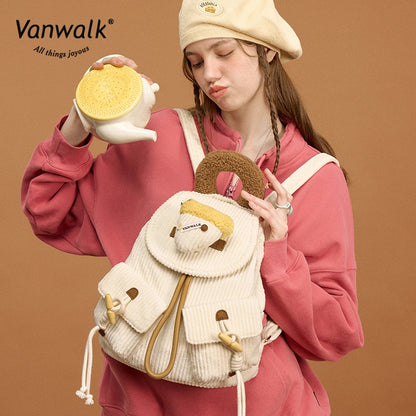 Vanwalk Multiple Pockets  Pizza backpack V2861