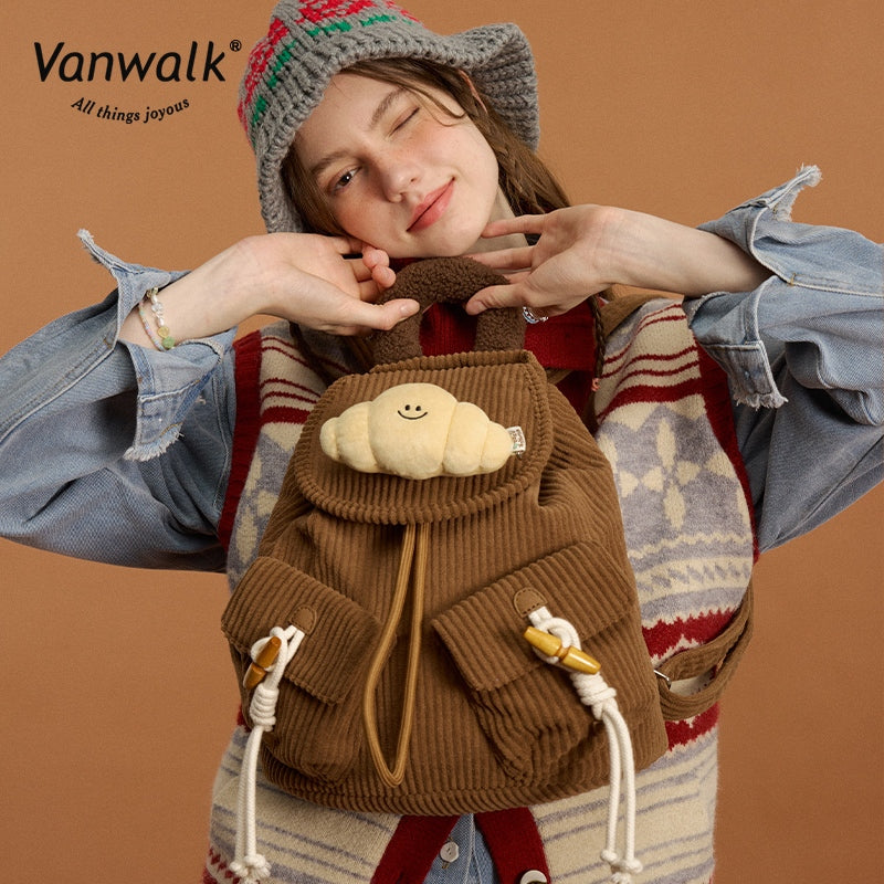 Vanwalk Multiple Pockets  Pizza backpack V2861